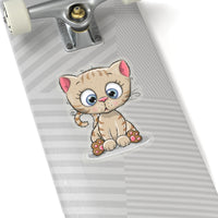 Laptop Sticker - Cute Kitty