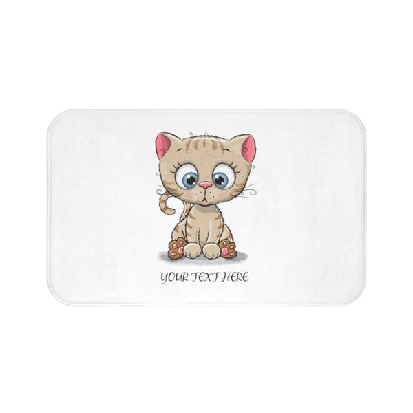 Custom bath mat - Kitty | Personalized bath mat