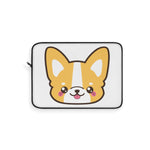 Laptop sleeve - Cute Corgi Face | Personalized gift | Custom personalized