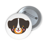 Bernese face pin button | Custom Pin | Personalized gift