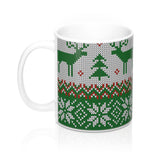 Christmas mug - Green Reindeer | Coffee Mug