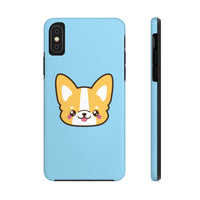 iPhone 11 cases - Baby blue color corgi face | iPhone 11 pro cases mate tough