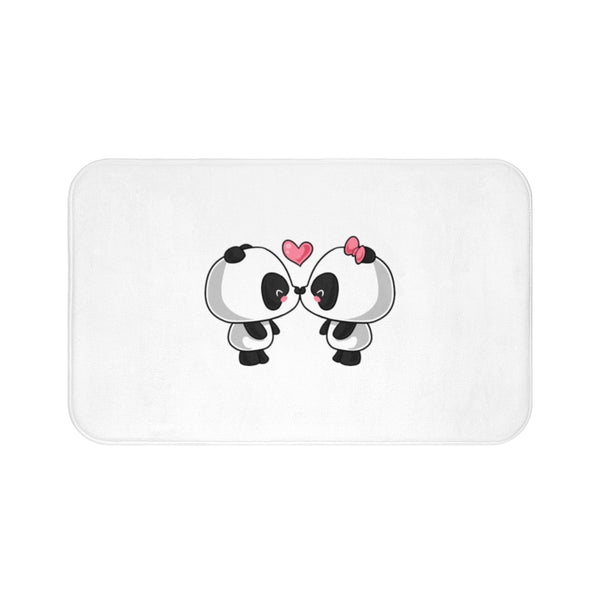 Bath Mat - Cute Kissing Panda