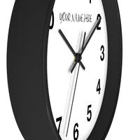 Custom Name Wall clock