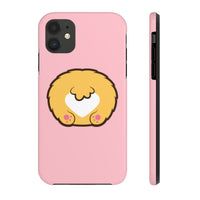 iPhone XS cases - Pink color corgi butt | iPhone cases mate tough