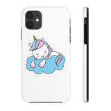 iPhone xs cases - White color cloud unicorn | iPhone xr cases mate tough
