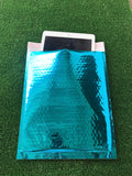 Bubble Mailers 8.5 x 11 Padded Envelopes Metallic Teal Quantity 14