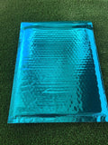 Bubble Mailers 8.5x11 Padded Envelopes Metallic Teal Quantity 5