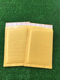 Bubble Mailers 4 x 7 Padded Envelopes Yellow Quantity 10