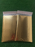 Bubble Mailers Metallic Gold Shipping Bags