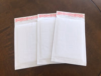 Bubble Mailers 4.25 x 7 Padded Envelopes White Color Quantity 43