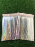 Bubble Mailers 6.5 x 9 Padded Envelopes Holographic Quantity 22