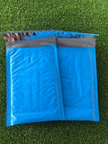 Kraft Bubble Mailer Padded Envelope Mailer Bubbles with hot pink, blue and teal
