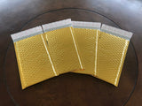 Bubble Mailers 5 x 9 Padded Envelopes Gold Quantity 25