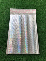 Bubble Mailers 7.25 x 11 Padded Envelope Holographic Quantity 17