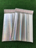 Bubble Mailers 7.25 x 11 Padded Envelope Holographic Quantity 17