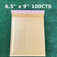 Bubble Mailers 6.5 x 9 Padded Envelopes 100 Qty Yellow