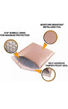 Bubble Mailers 6.5 x 9 Padded Envelopes Rose Gold Quantity 10