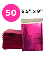 Bubble Mailers 6.5 x 9 Padded Envelopes 50 Qty Magenta