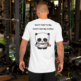 Heart Panda Coffee Unisex Short Sleeve Jersey T-Shirt