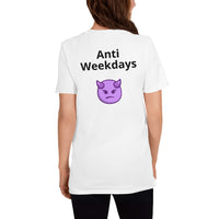 Weekdays Unisex T-Shirt with Tear Away Label