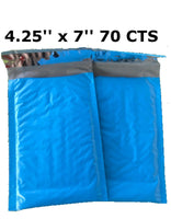 Bubble Mailers 4.25 x 7 Padded Envelopes Blue