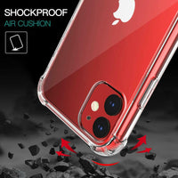 For iPhone 12 / 12 mini / 12 pro / 12 pro max case Hybrid Shockproof Thin Clear Case